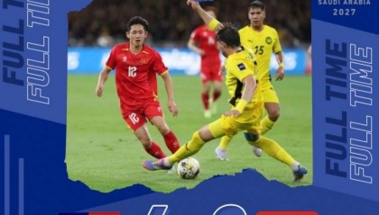 国足压力大了!越南0-4遭马来西亚狂虐 恐无缘亚洲杯