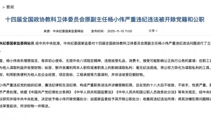 杨小伟、刘宽忍、李春良，被处分