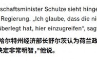 德国经济部长:荷兰接管安世没有任何错,我认为这个决定非常明智