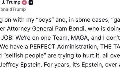 特朗普:爱泼斯坦案“没完没了” 马斯克:赶紧公布文件吧