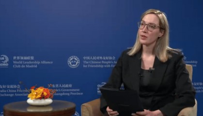 法国前总统戴高乐曾孙女：当前任何国际事务中，若没有中国参与都将举步维艰