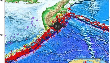 堪察加东岸远海海域地震引发海啸,预计对上海等地造成灾害性影响