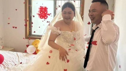 湖南一对新人办“三无婚礼”获点赞：无彩礼、无司仪、无伴郎伴娘，不搞仪式直接到场干饭