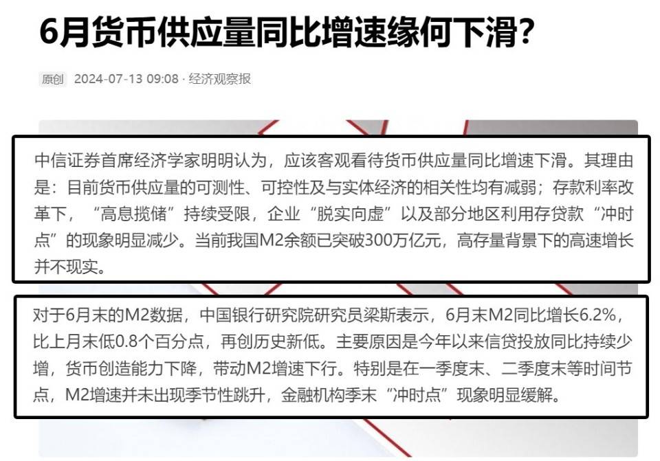 货币供应量下滑，存贷款减少，是央行挤水分还是市场不给面子？