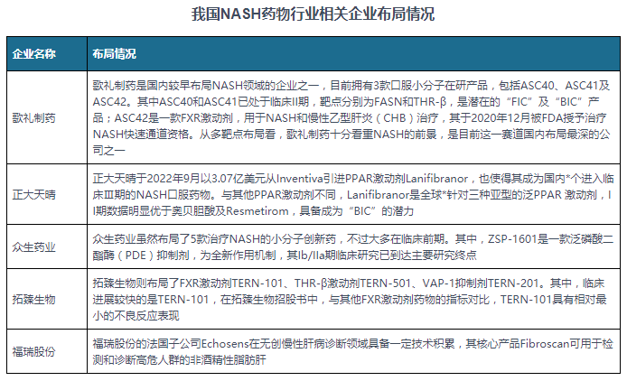 中国非酒精性脂肪性肝炎药物行业发展趋势与投资前景预测报告（2023-2030年）