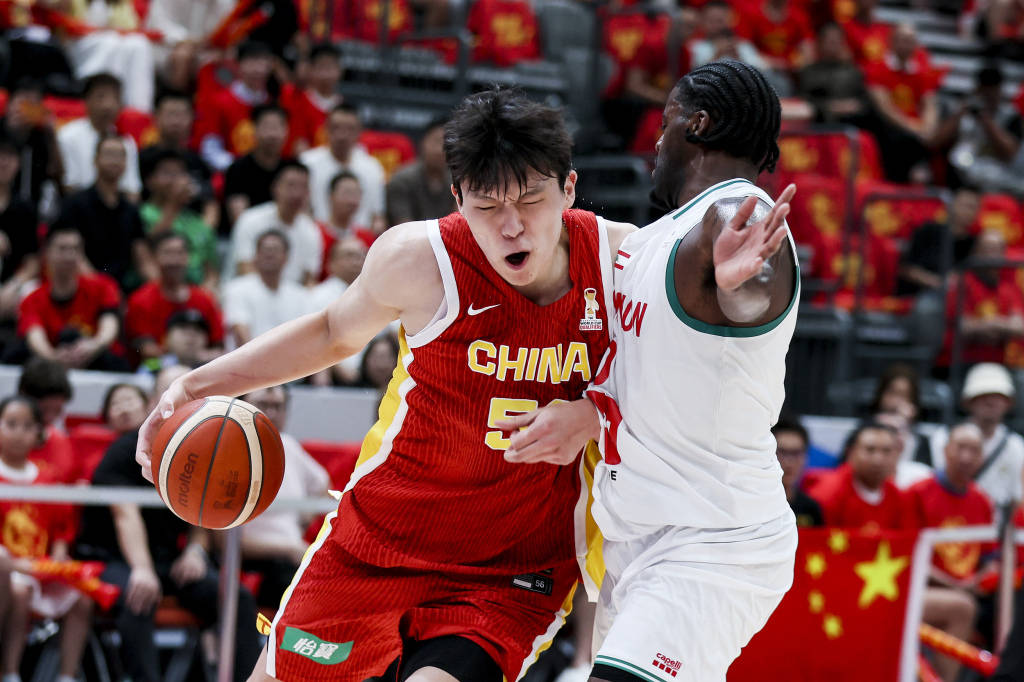 现场｜中国男篮又一次体验到了，拥有NBA球员的快乐